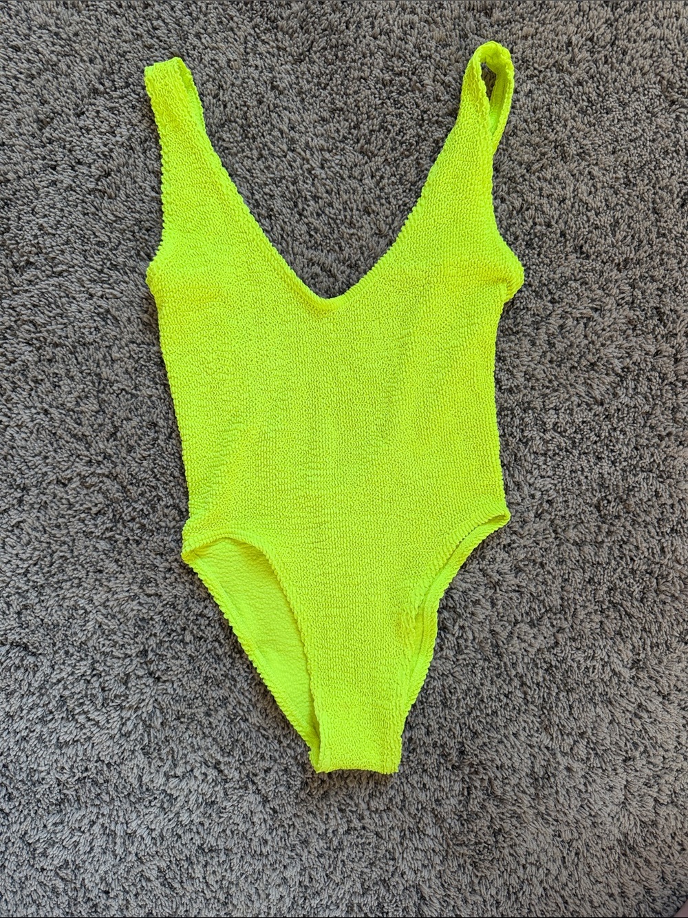 Bond-Eye Mara Neon Yellow Swimsuit